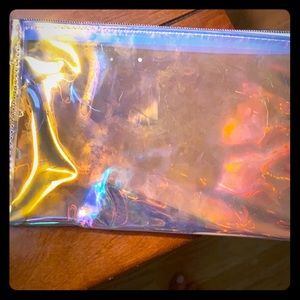 Holographic makeup bag